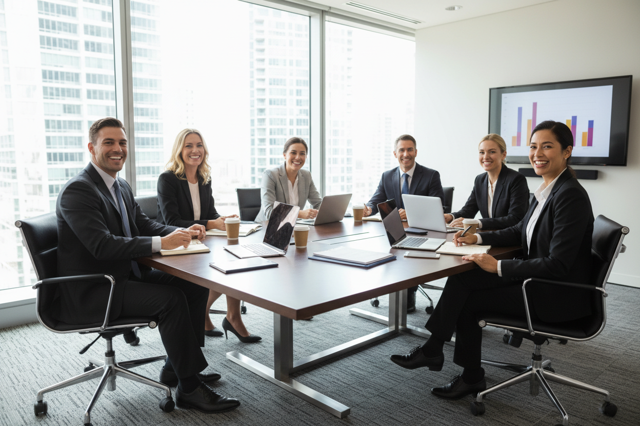 successful business meeting